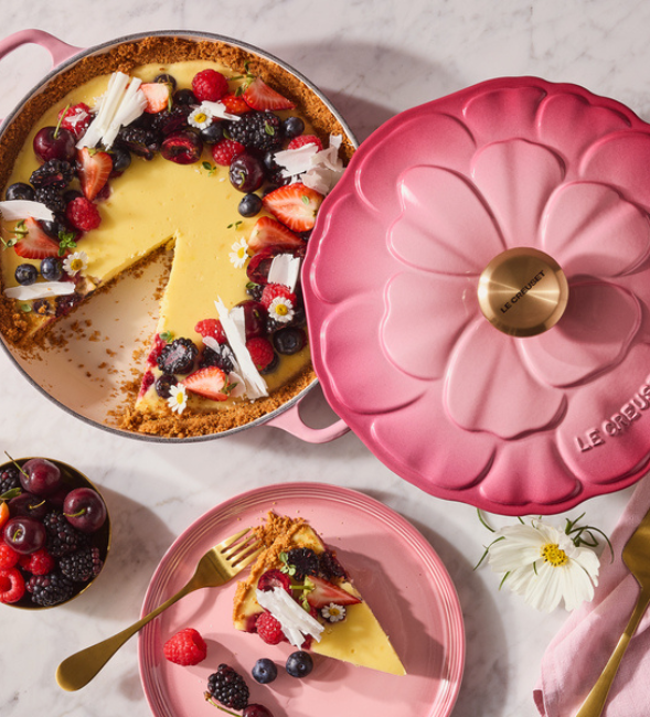 Berry and White Chocolate Cheesecake